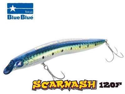 Blue Blue スカーナッシュ120Fの使用方法とシーバスの釣果